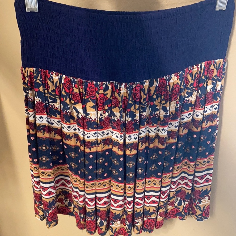 Floral thin skirt